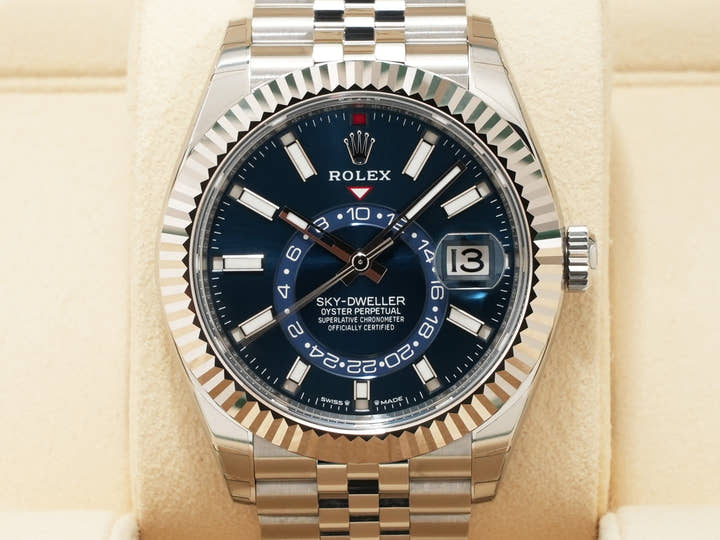 ロレックス スカイドゥエラー Ref.336934 ステンレススチール/ホワイトゴールド ブルー文字盤 ジュビリーブレスレット