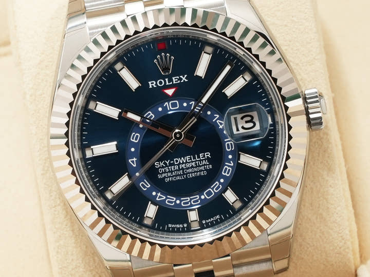 ロレックス スカイドゥエラー Ref.336934 ステンレススチール/ホワイトゴールド ブルー文字盤 ジュビリーブレスレット