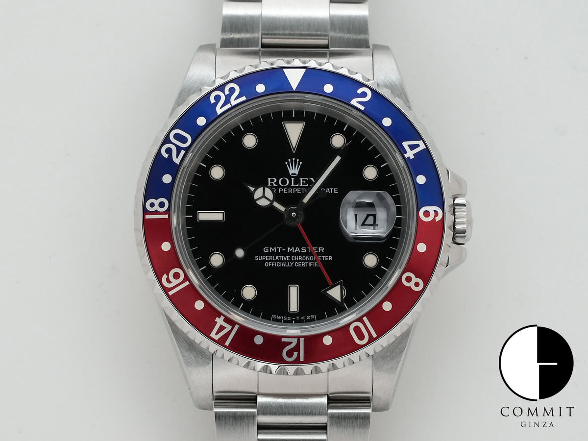 ロレックス GMTマスター Ref.16700 ステンレススチール ブラック文字盤 オイスターブレスレット