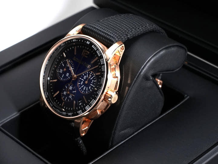 オーデマピゲ CODE 11.59 バイ オーデマ ピゲ クロノグラフ Ref.26393OR.OO.A002KB.03 ピンクゴールド ブルー文字盤