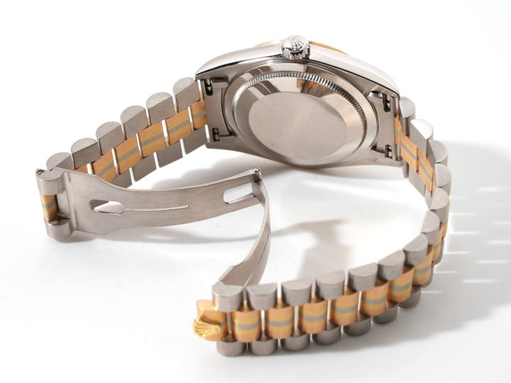 ロレックス デイデイト トリドール Ref.18239BIC ホワイトゴールド/ローズゴールド/イエローゴールド ハバナ ローマン文字盤