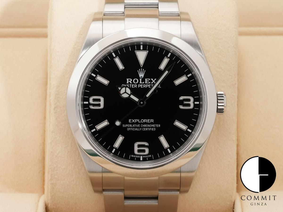 Rolex Explorer I Ref.214270 Black Dial Good Condition 7i7ft4q4