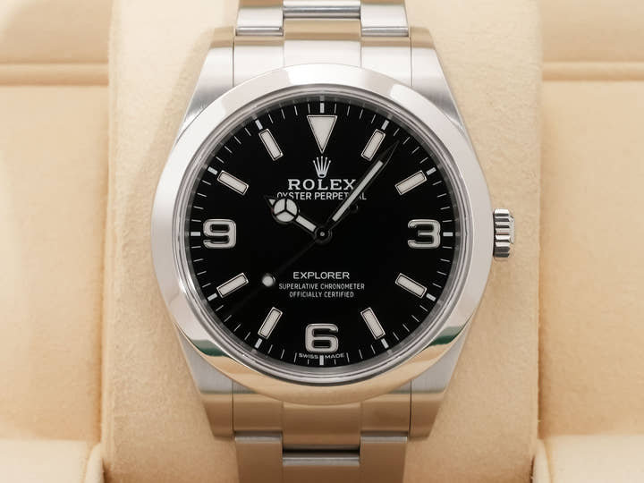 Rolex Explorer I Ref.214270 Black Dial Good Condition 7i7ft4q4