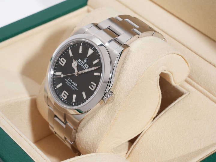 Rolex Explorer I Ref.214270 Black Dial Good Condition 7i7ft4q4