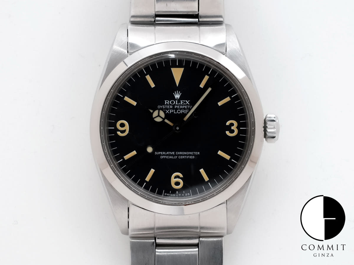 ロレックス エクスプローラーI Ref.1016 ステンレススチール ブラック文字盤