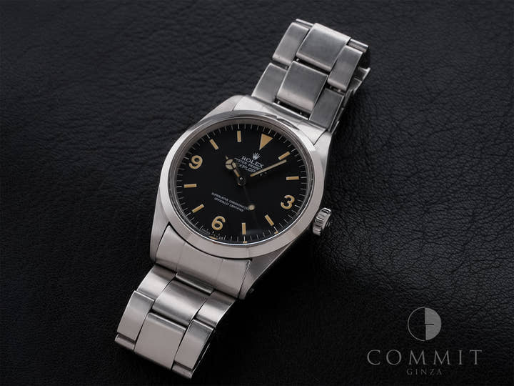 ロレックス エクスプローラーI Ref.1016 ステンレススチール ブラック文字盤