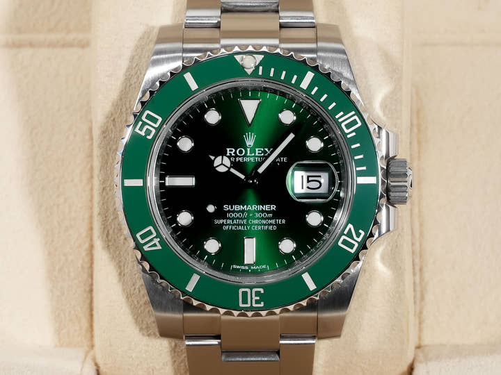 ロレックス サブマリーナー デイト Ref.116610LV ステンレススチール グリーン文字盤