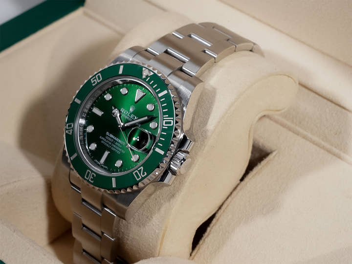 ロレックス サブマリーナー デイト Ref.116610LV ステンレススチール グリーン文字盤