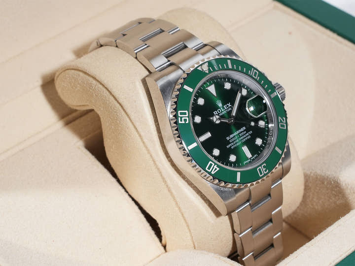 ロレックス サブマリーナー デイト Ref.116610LV ステンレススチール グリーン文字盤