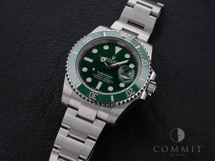 ロレックス サブマリーナー デイト Ref.116610LV ステンレススチール グリーン文字盤