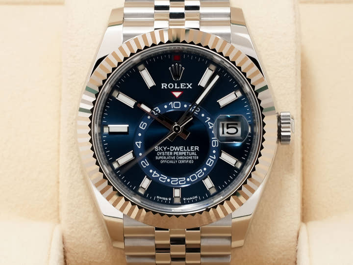 ロレックス スカイドゥエラー Ref.336934 ステンレススチール/ホワイトゴールド ブルー文字盤 ジュビリーブレスレット