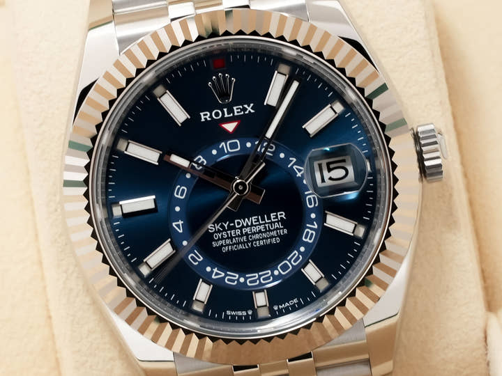 ロレックス スカイドゥエラー Ref.336934 ステンレススチール/ホワイトゴールド ブルー文字盤 ジュビリーブレスレット