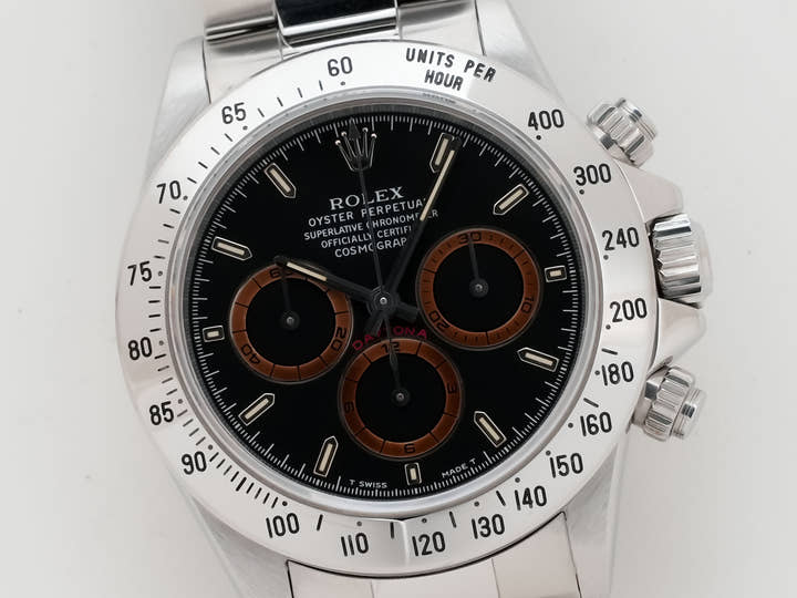 ロレックス デイトナ エルプリメロ Ref.16520 ステンレススチール ブラック文字盤