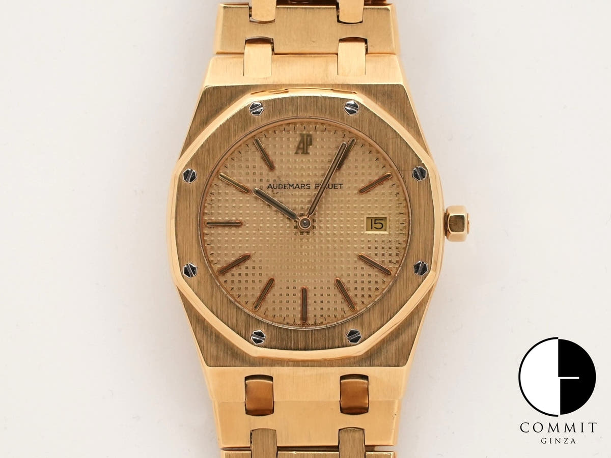 オーデマピゲ ロイヤルオーク クォーツ Ref.56175BA.OO.0789BA.02 イエローゴールド シャンパン文字盤