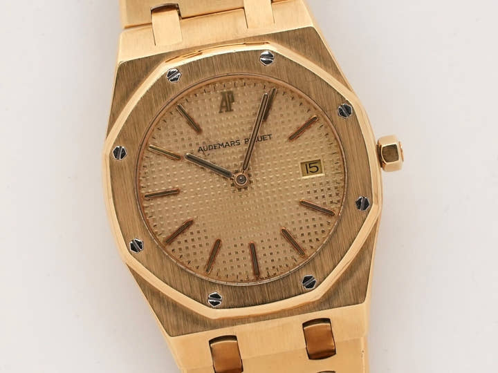 オーデマピゲ ロイヤルオーク クォーツ Ref.56175BA.OO.0789BA.02 イエローゴールド シャンパン文字盤