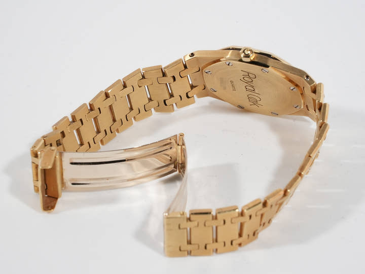 オーデマピゲ ロイヤルオーク クォーツ Ref.56175BA.OO.0789BA.02 イエローゴールド シャンパン文字盤