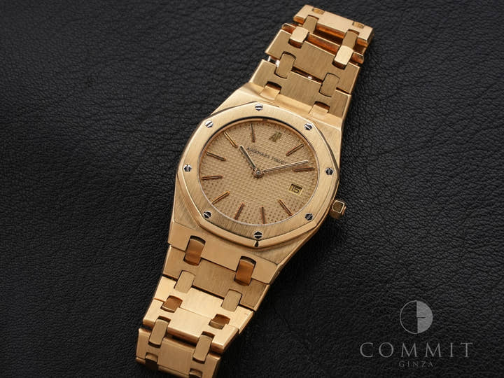 オーデマピゲ ロイヤルオーク クォーツ Ref.56175BA.OO.0789BA.02 イエローゴールド シャンパン文字盤