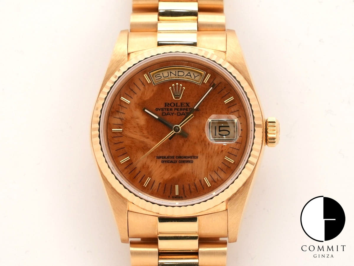 Rolex Day-Date 36 Ref. 18038 Yellow Gold with Barleycorn Dial