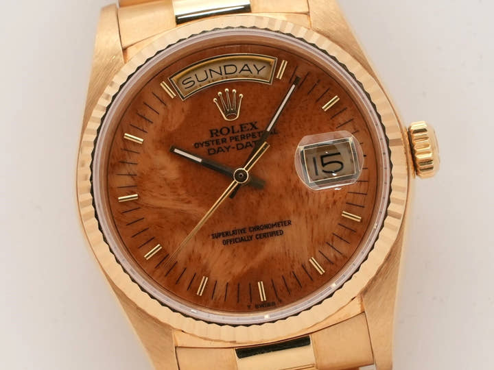Rolex Day-Date 36 Ref. 18038 Yellow Gold with Barleycorn Dial