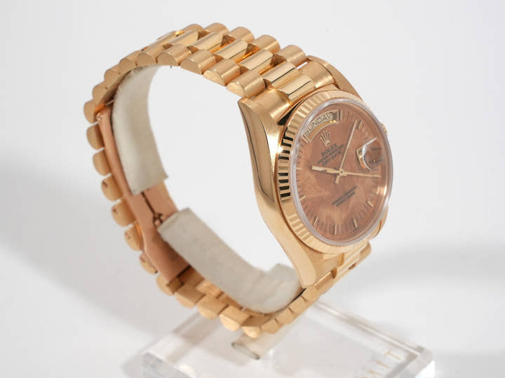 Rolex Day-Date 36 Ref. 18038 Yellow Gold with Barleycorn Dial