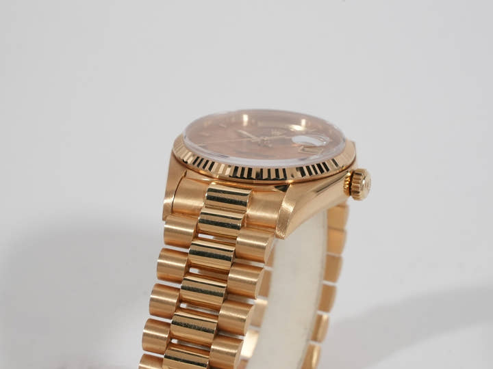 Rolex Day-Date 36 Ref. 18038 Yellow Gold with Barleycorn Dial