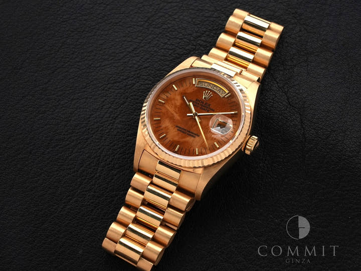 Rolex Day-Date 36 Ref. 18038 Yellow Gold with Barleycorn Dial
