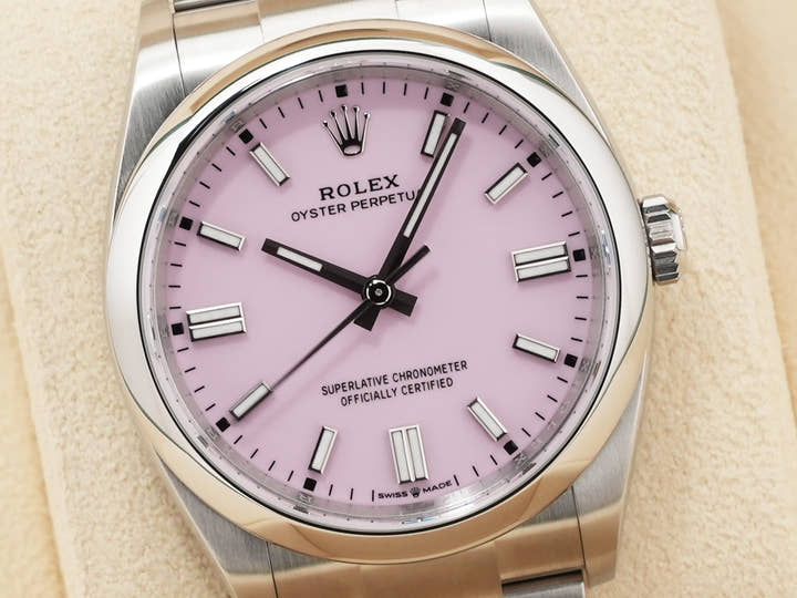 ロレックス オイスターパーペチュアル36 Ref.126000 ステンレススチール キャンディピンク文字盤