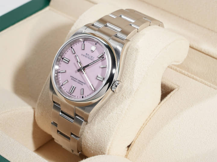 ロレックス オイスターパーペチュアル36 Ref.126000 ステンレススチール キャンディピンク文字盤