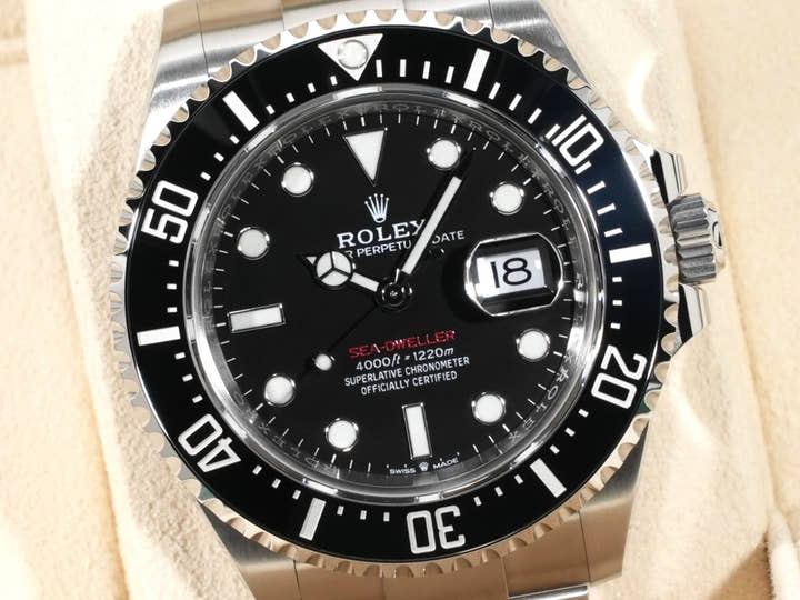 ロレックス シードゥエラー Ref.126600 ステンレススチール ブラック文字盤