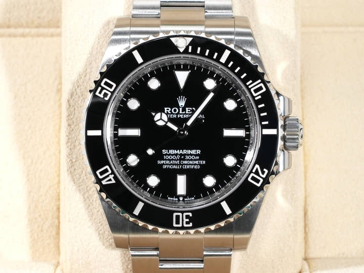 Rolex Submariner No-Date Ref. 124060 Stainless Steel Black Dial