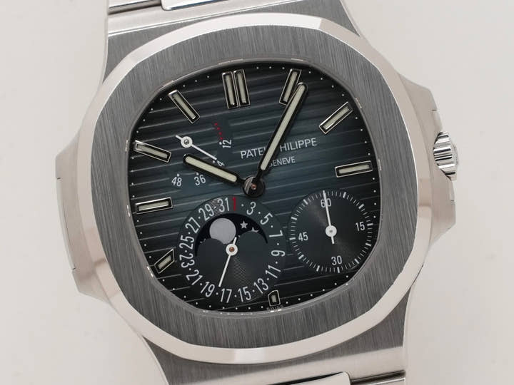 Patek Philippe Nautilus Petite Complication Ref. 5712/1A-001 Stainless Steel Blue Dial