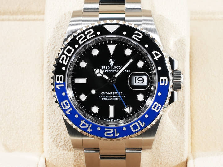 Rolex GMT-Master II Ref. 126710BLNR Stainless Steel Black Dial Oyster Bracelet