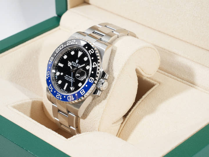 Rolex GMT-Master II Ref. 126710BLNR Stainless Steel Black Dial Oyster Bracelet