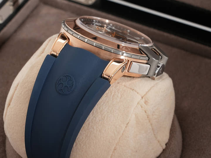 ハリーウィンストン オーシャンダイバー クロノグラフ Ref.410MCA44RZCA グレー文字盤 中古 4nf36ewj