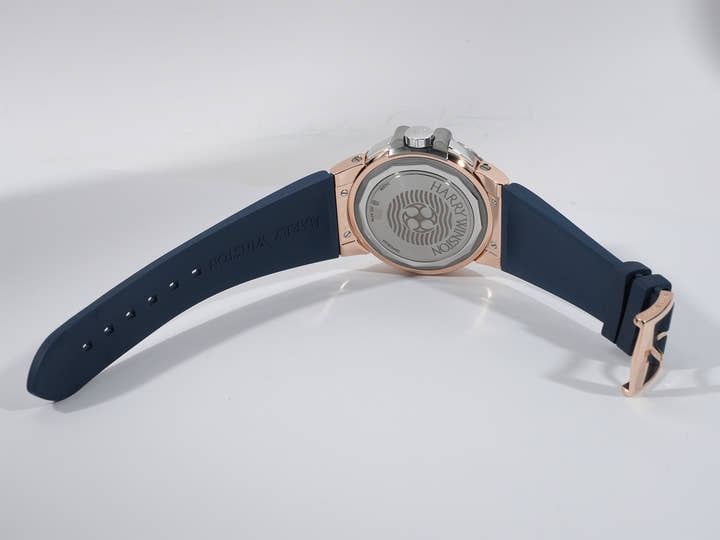 ハリーウィンストン オーシャンダイバー クロノグラフ Ref.410MCA44RZCA グレー文字盤 中古 4nf36ewj