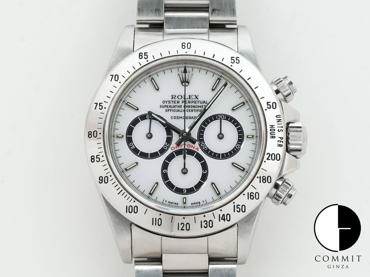 ロレックス デイトナ エルプリメロ Ref.16520 ステンレススチール ホワイト文字盤