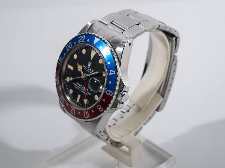 ロレックス GMTマスター Ref.1675 ステンレススチール ブラック文字盤 オイスターブレスレット