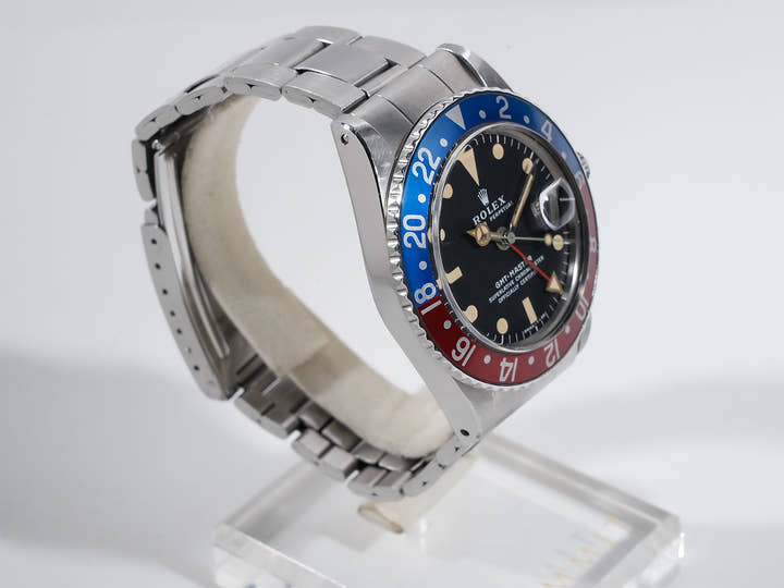 ロレックス GMTマスター Ref.1675 ステンレススチール ブラック文字盤 オイスターブレスレット