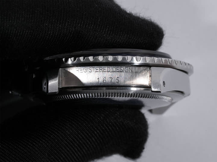 ロレックス GMTマスター Ref.1675 ステンレススチール ブラック文字盤 オイスターブレスレット