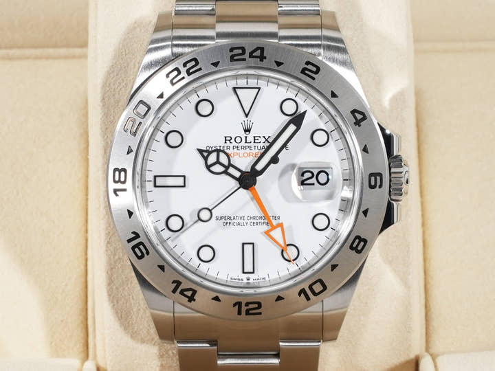 Rolex Explorer II Ref. 226570 Stainless Steel White Dial