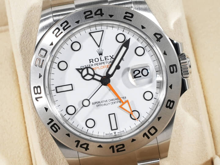 Rolex Explorer II Ref. 226570 Stainless Steel White Dial