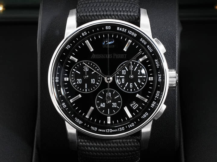 オーデマピゲ CODE 11.59 バイ オーデマ ピゲ クロノグラフ Ref.26393BC.OO.A002KB.02 ホワイトゴールド オニキス文字盤