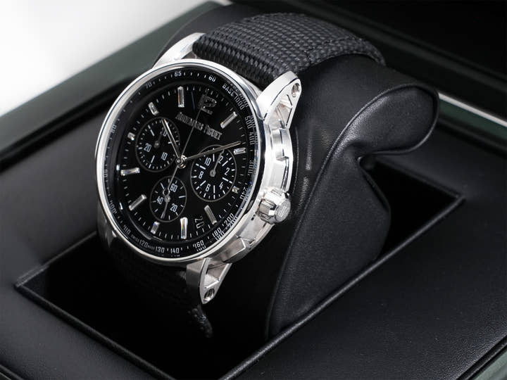 オーデマピゲ CODE 11.59 バイ オーデマ ピゲ クロノグラフ Ref.26393BC.OO.A002KB.02 ホワイトゴールド オニキス文字盤