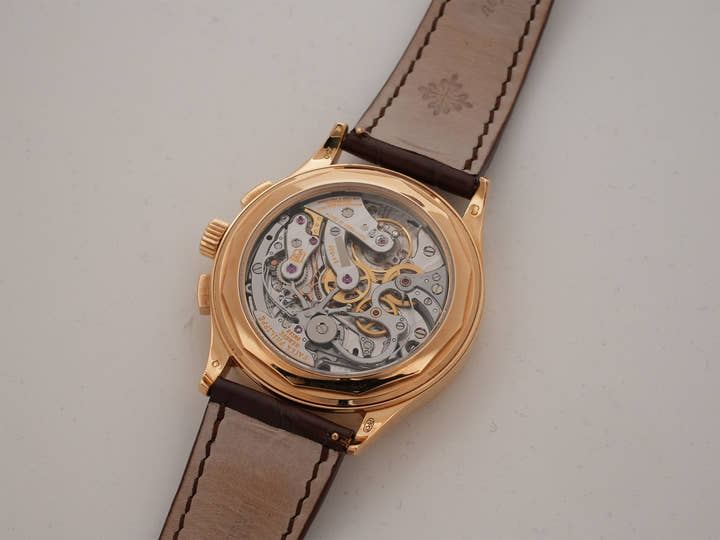 パテックフィリップ クロノグラフ Ref.5170J-001 イエローゴールド シルバー文字盤 美中古 opch9y9u