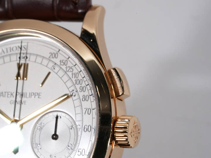 パテックフィリップ クロノグラフ Ref.5170J-001 イエローゴールド シルバー文字盤 美中古 opch9y9u