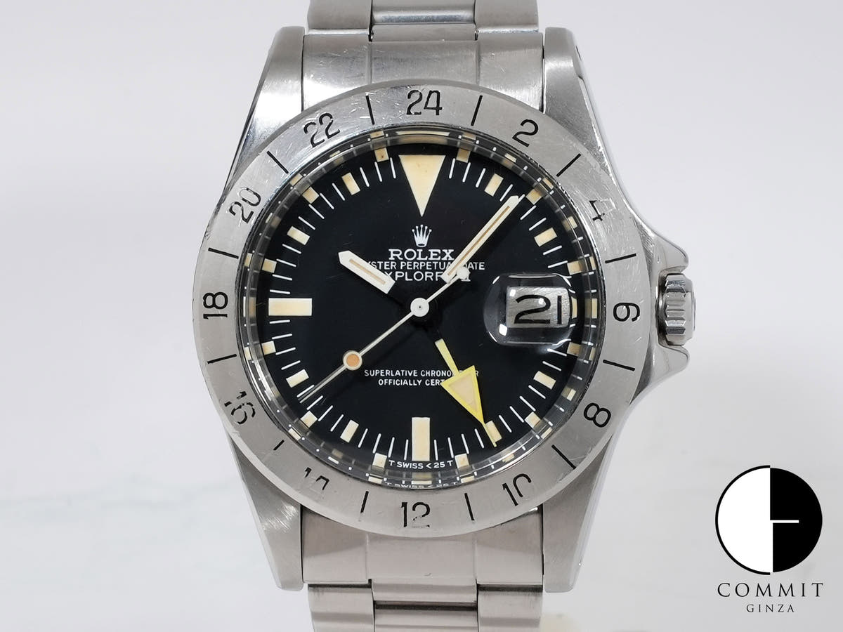 ロレックス エクスプローラーII Ref.1655 ステンレススチール ブラック文字盤