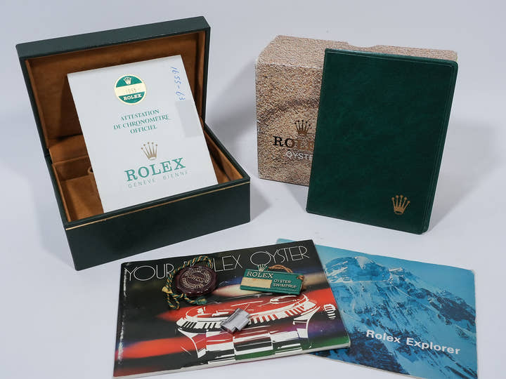 ロレックス エクスプローラーII Ref.1655 ステンレススチール ブラック文字盤