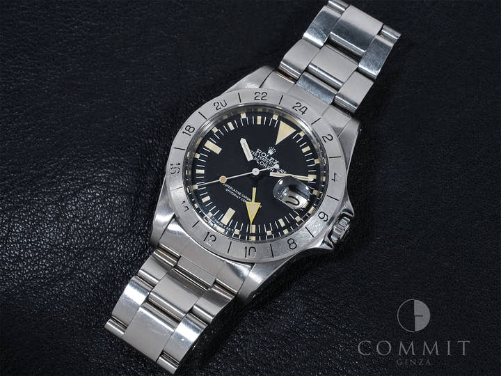 ロレックス エクスプローラーII Ref.1655 ステンレススチール ブラック文字盤