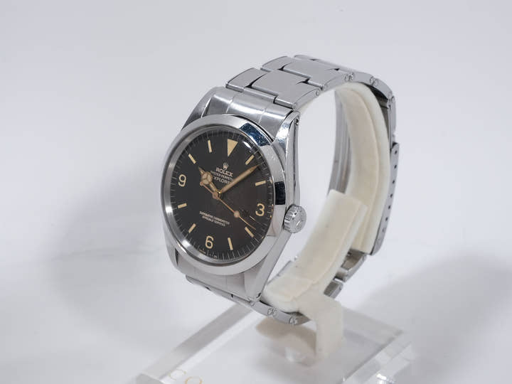 ロレックス エクスプローラーI Ref.1016M ステンレススチール トロピカル文字盤