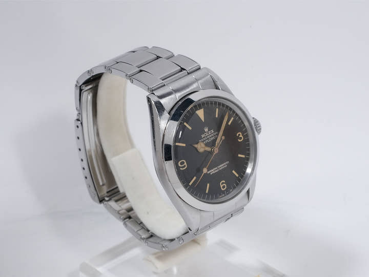 ロレックス エクスプローラーI Ref.1016M ステンレススチール トロピカル文字盤